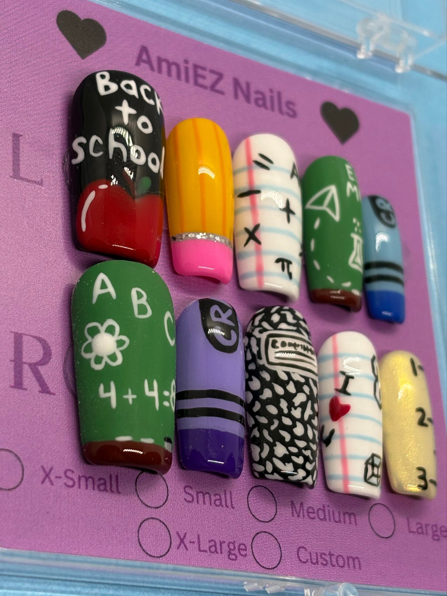 Back to School Gel Nail Set