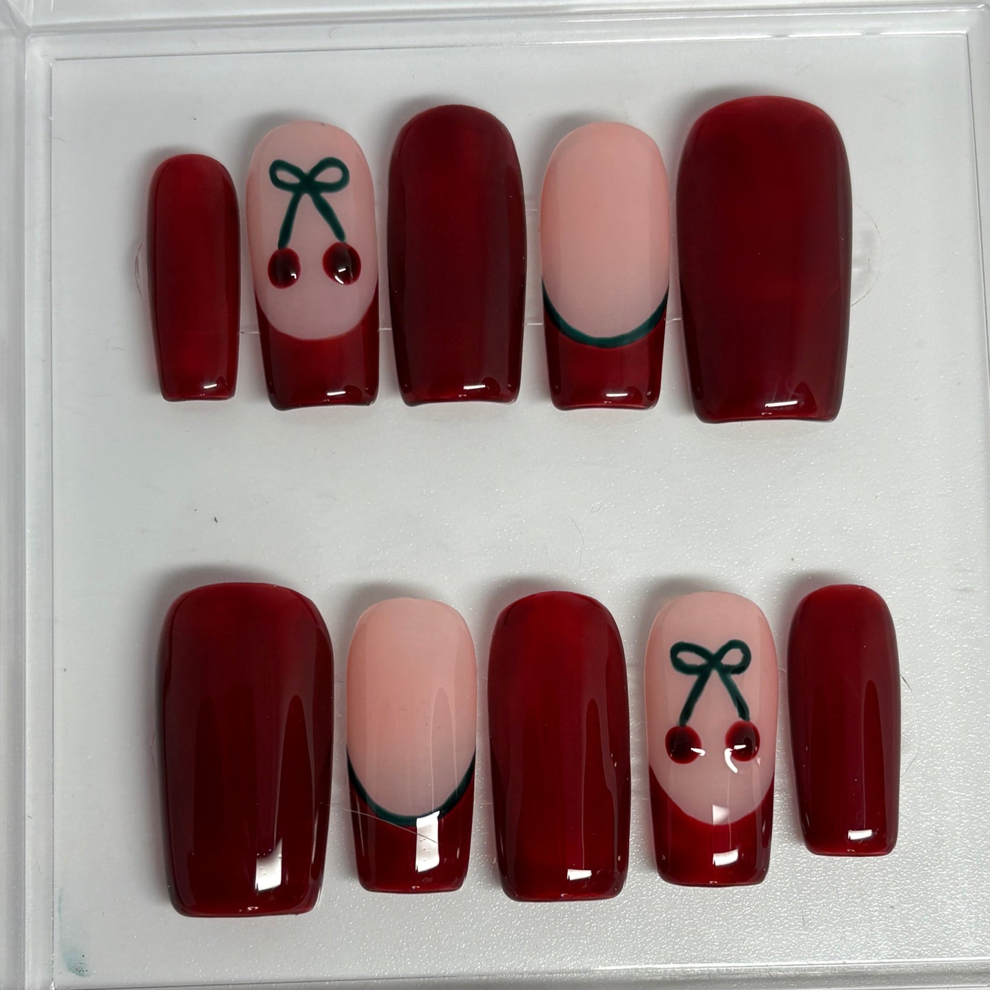 Cherry on Top Gel Nails