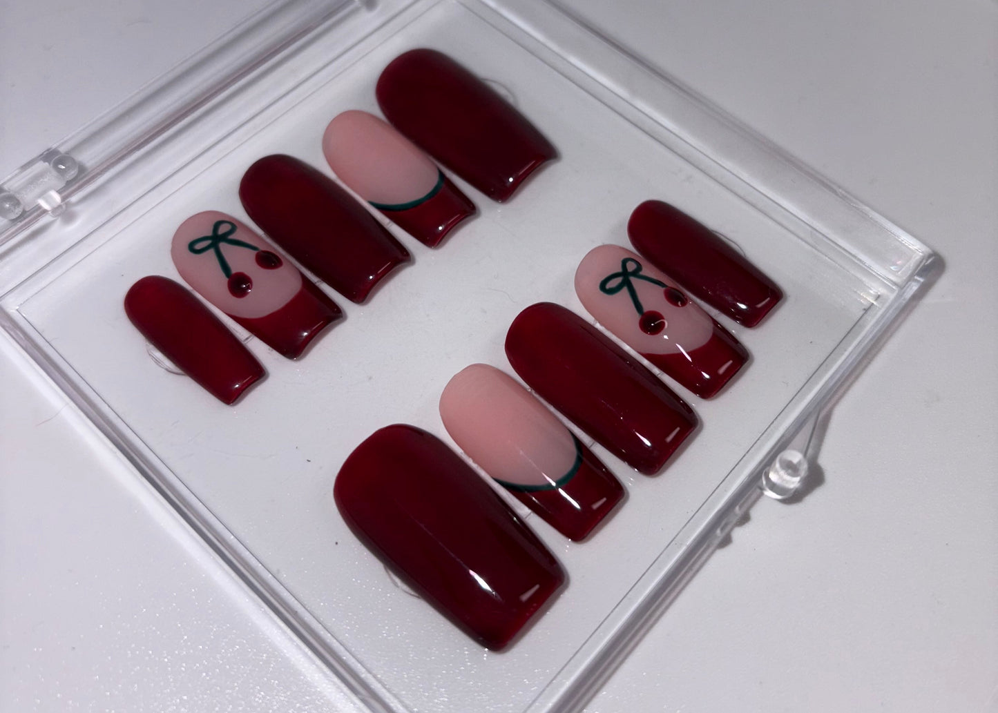 Cherry on Top Gel Nails