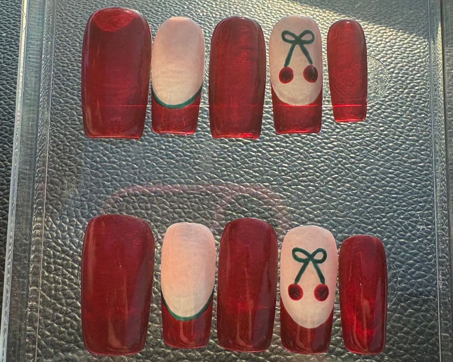 Cherry on Top Gel Nails