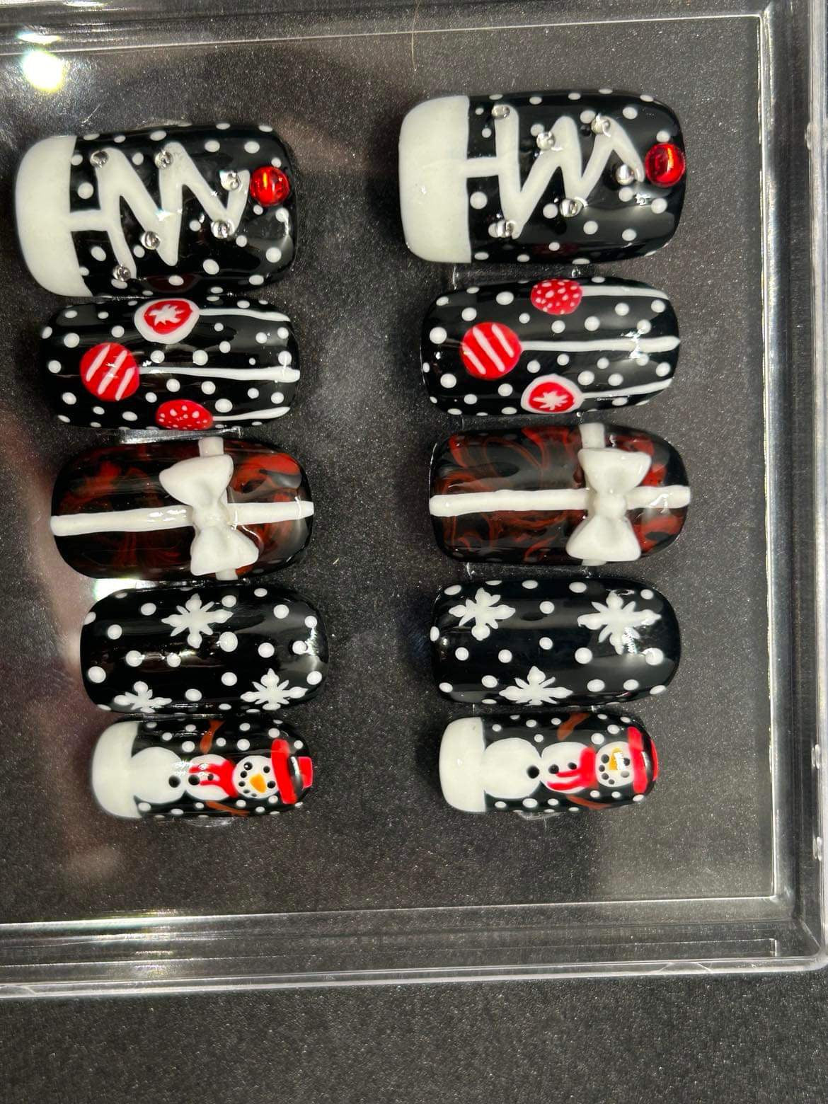 Winter Wonderland GelX Nail Set by AmiEZ Nails