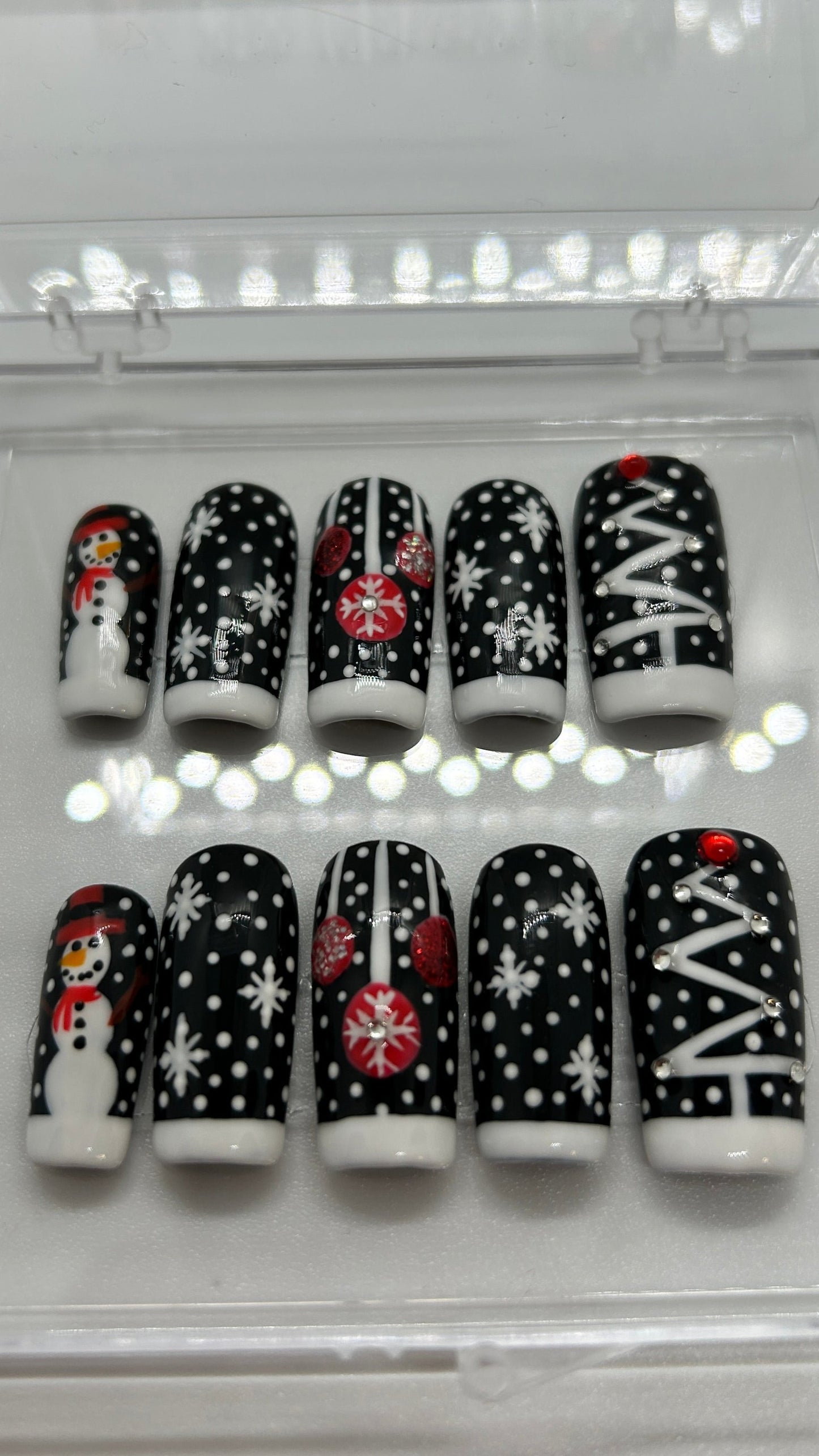 Winter Wonderland GelX Nail Set by AmiEZ Nails