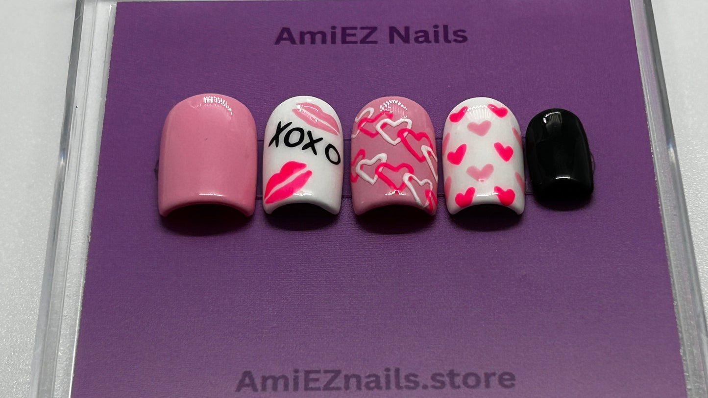 Love Note Gel Nails