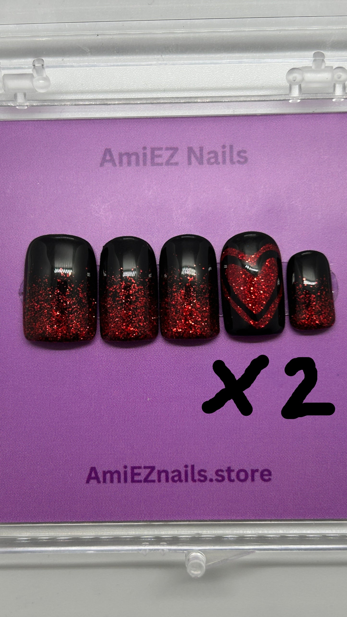 Valentines Day Gel Nails