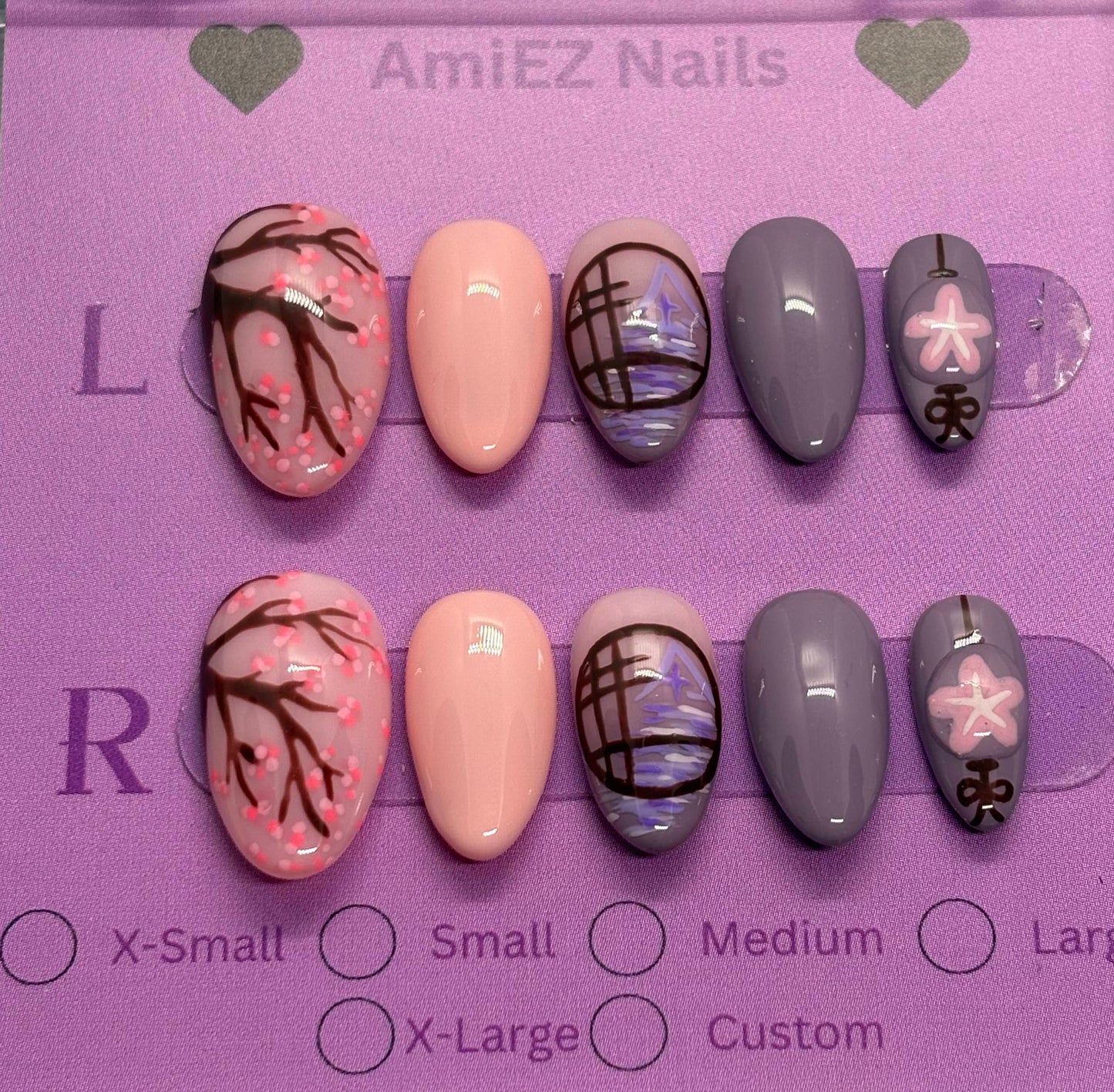 Cherry Blossom Gel Nail Set