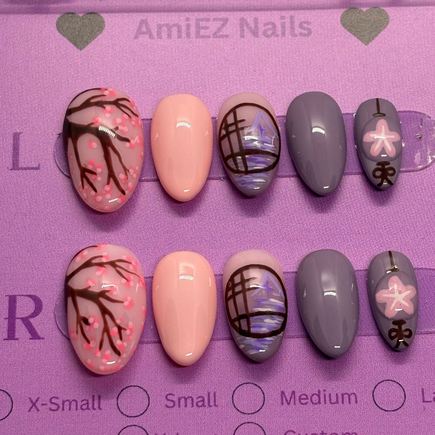 Cherry Blossom Gel Nail Set