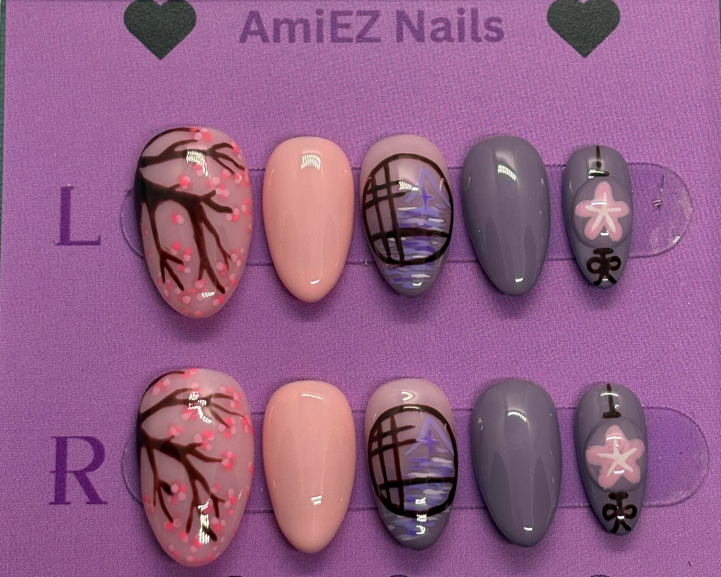 Cherry Blossom Gel Nail Set