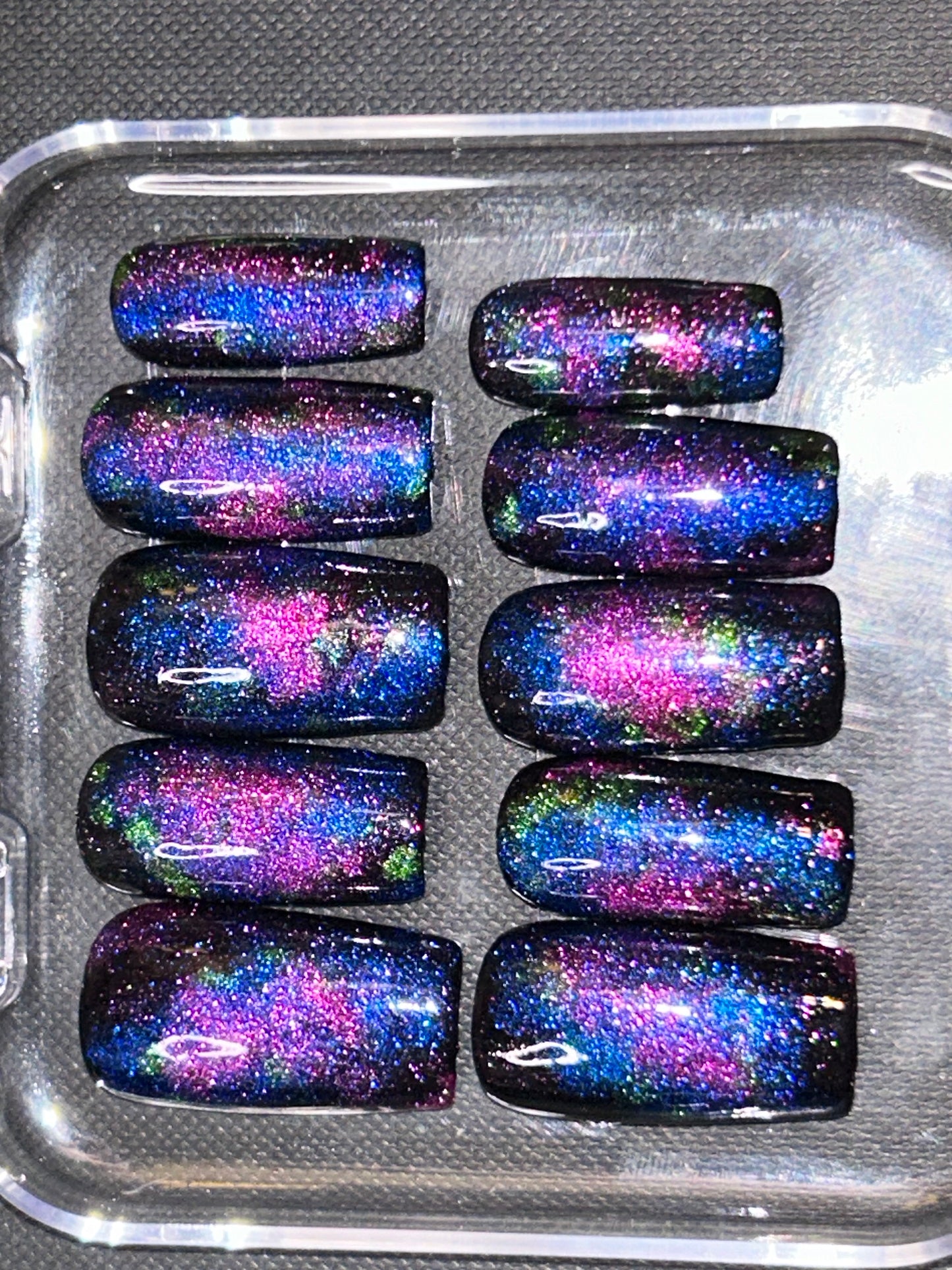 Galaxy Chrome Gel Nail Set