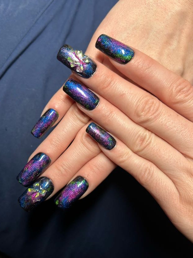 Galaxy Chrome Gel Nail Set