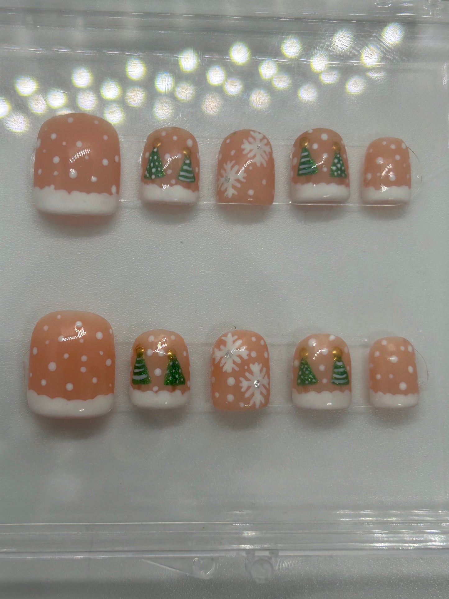 Enchanted Winter Glow Gel Nail Set