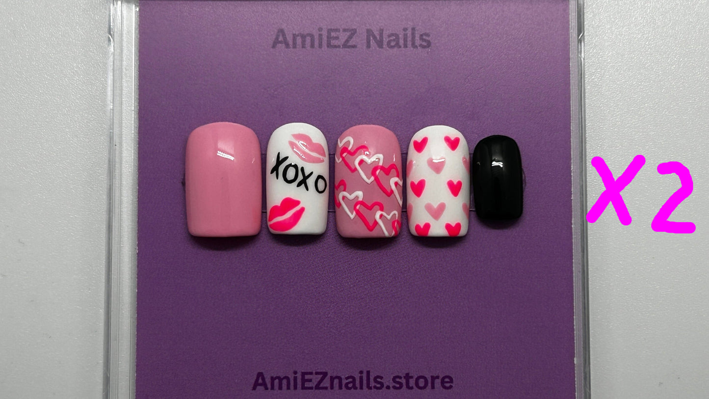 Love Note Gel Nails