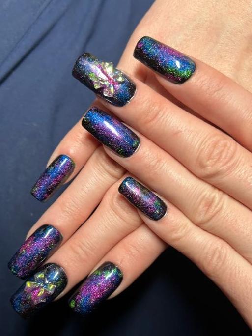 Chrome Gel Nails