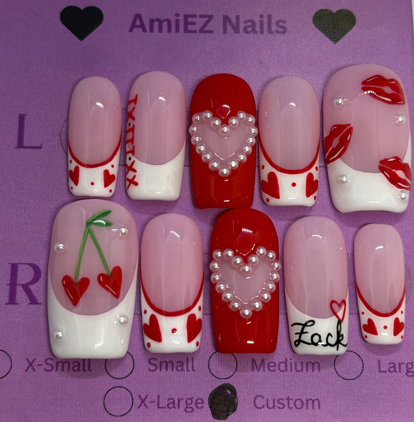 Be Mine Babe Gelx Nails