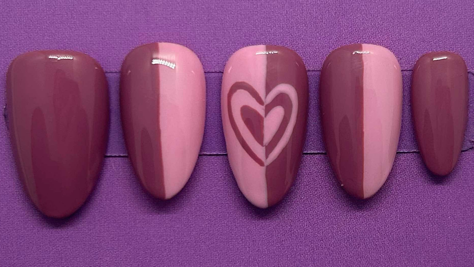 Blush Crush Valentines Day Gel Nails