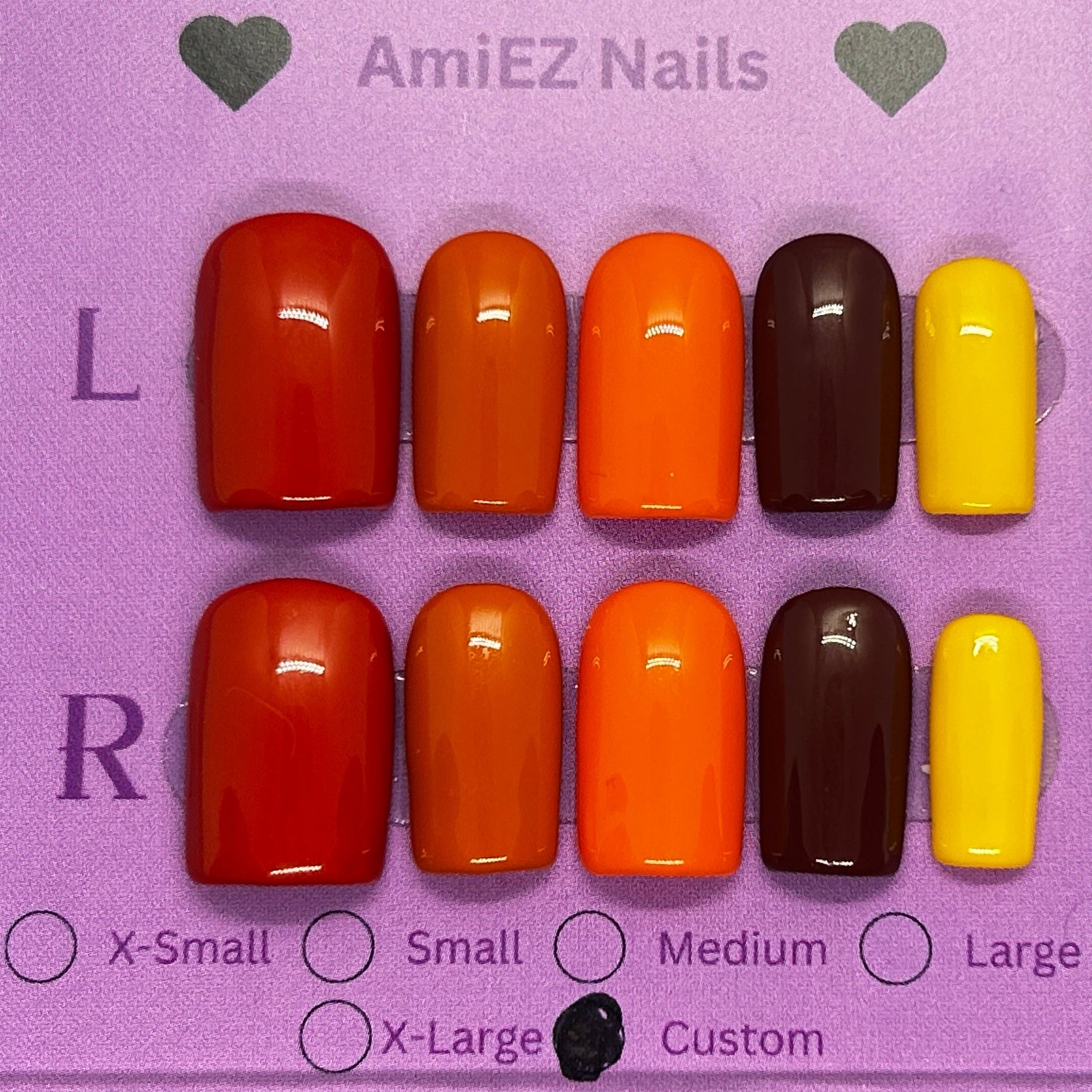 Harvest Sunset Gel Nail Set