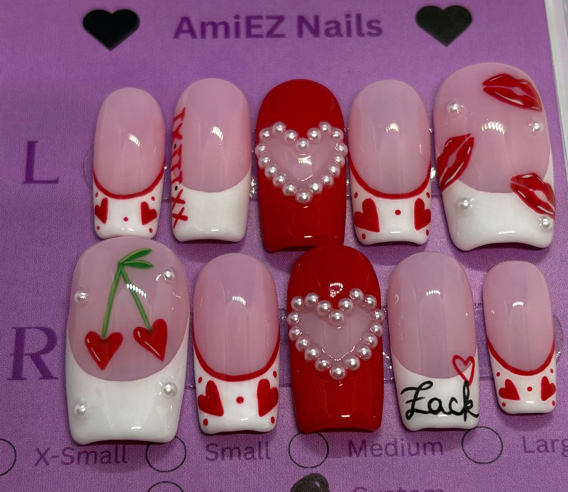 Be Mine Babe Gelx Nails