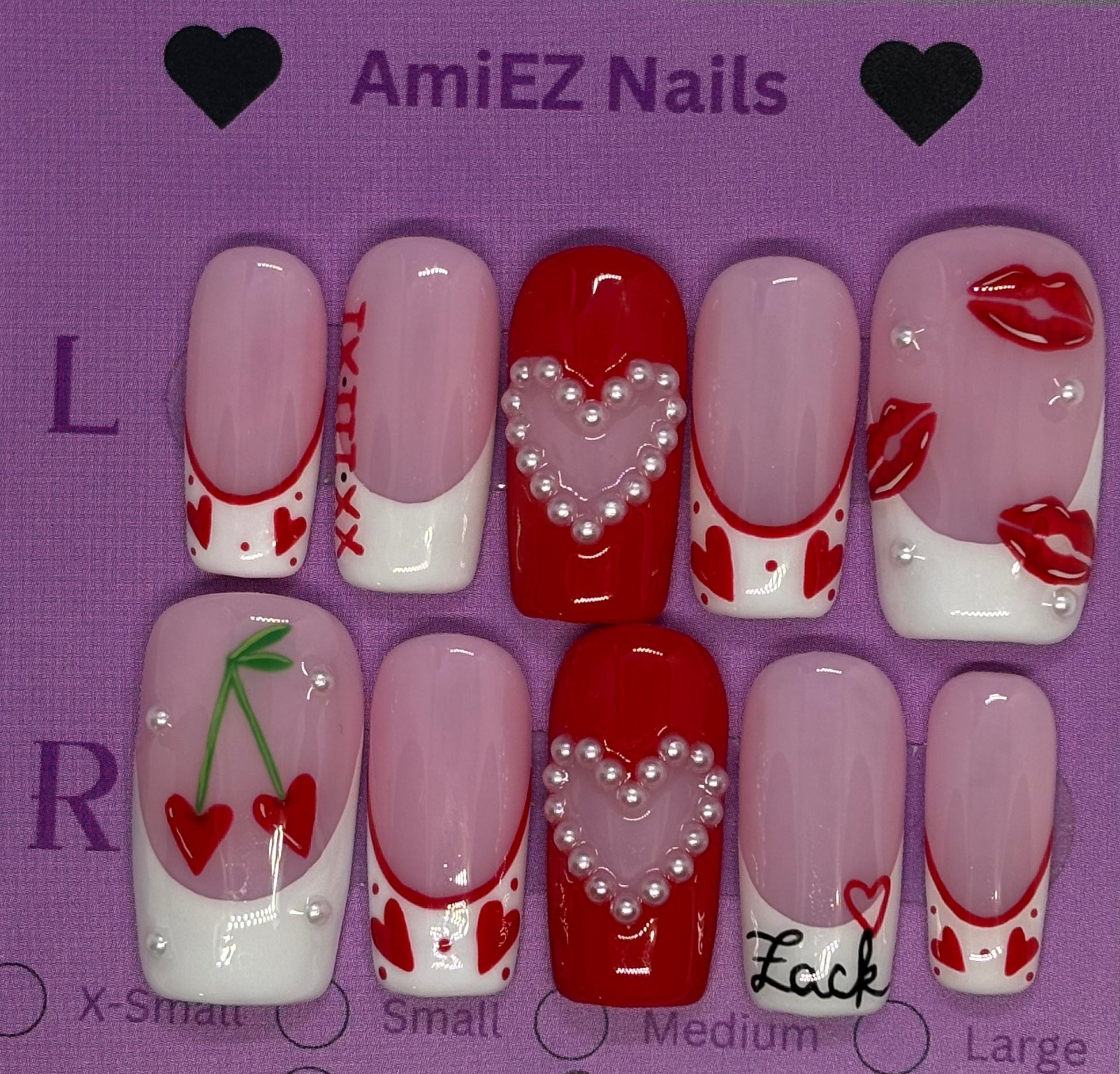 Be Mine Babe Gelx Nails