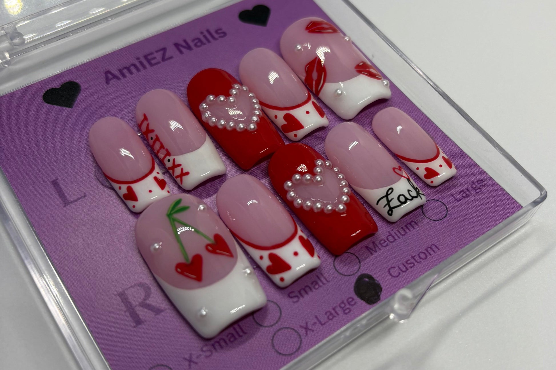 Be Mine Babe Gelx Nails