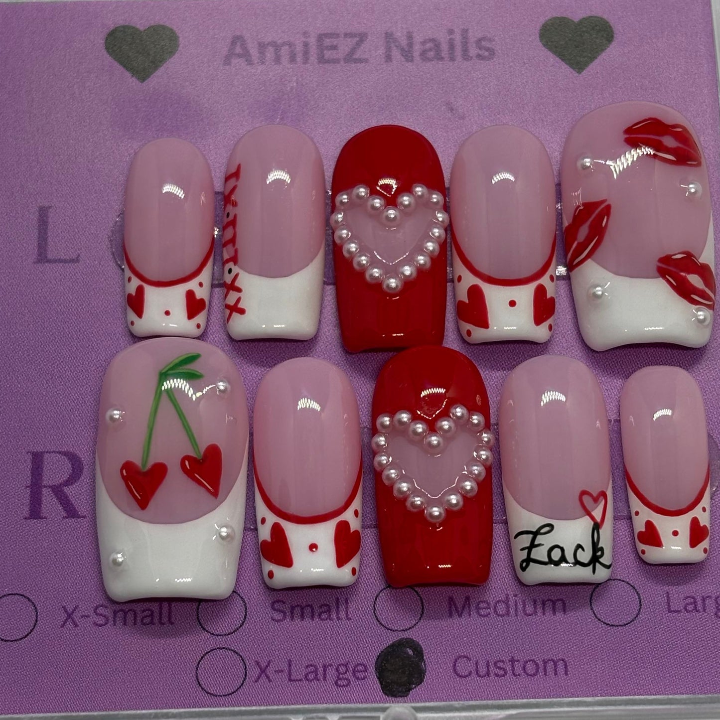 Be Mine Babe Gelx Nails