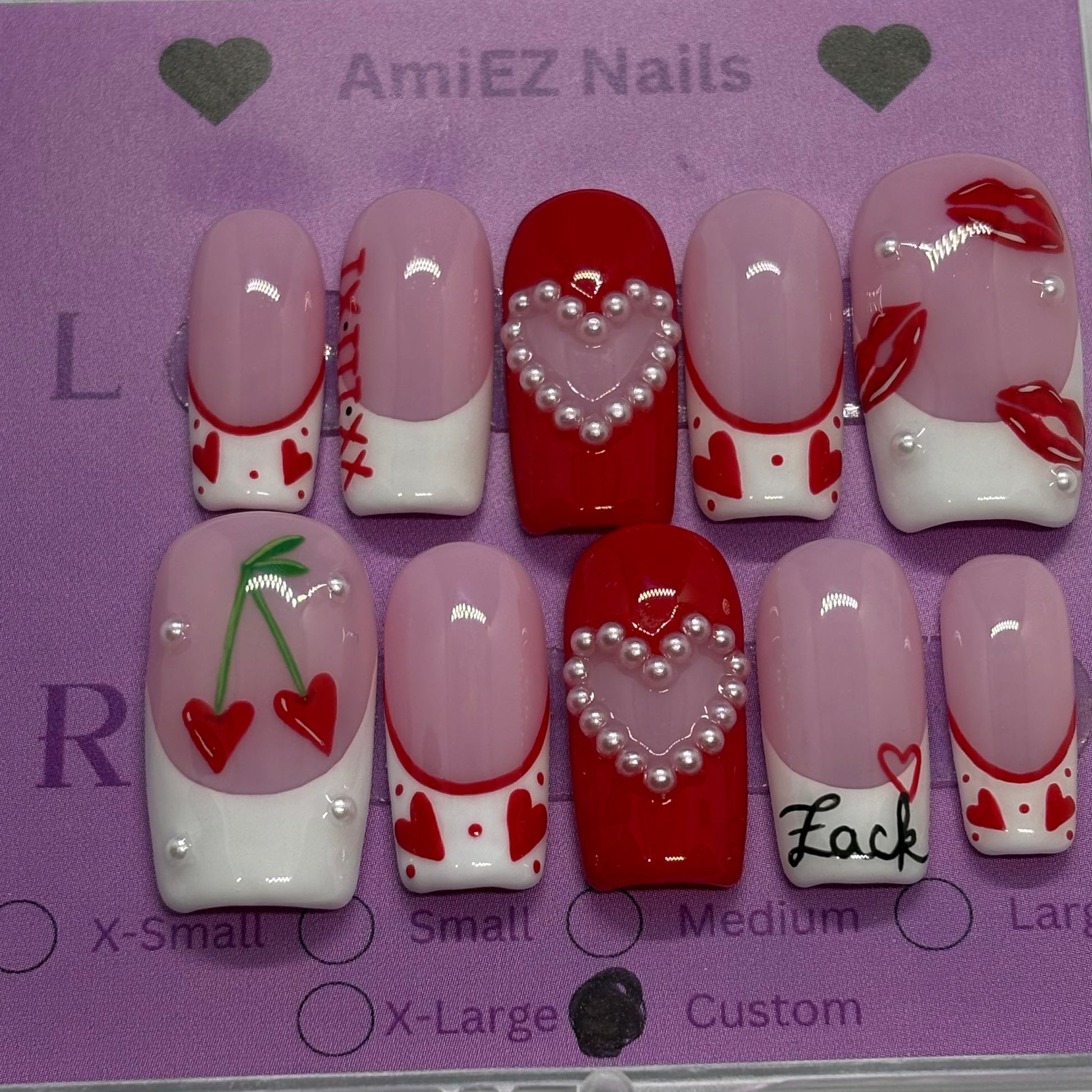 Be Mine Babe Gelx Nails