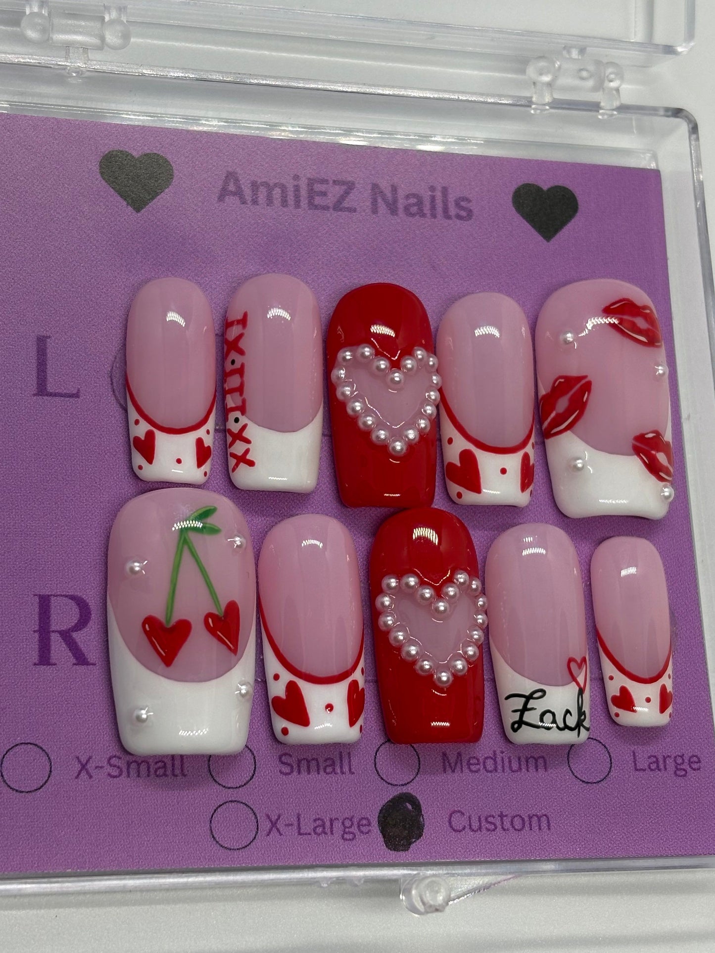 Be Mine Babe Gelx Nails